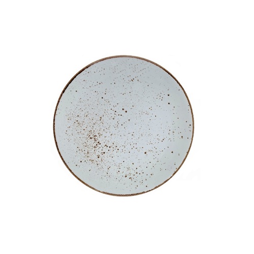 Wellington Plate Round Coupe 325mm Rustic White - 9934-WHT