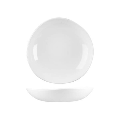 Churchill Trace Organic Round Bowl White 253mm / 1100ml - Box of 12 - 9939325