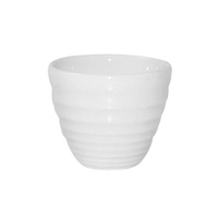 Churchill Bit On The Side Ripple Sauce Pot White 70x62mm / 110ml - Box of 12 - 9951041