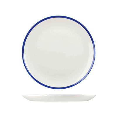 Churchill Retro Blue Round Coupe Plate 260mm - Box of 12 - 9955126