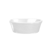 Churchill Cookware Oval Pie Dish White 152x113mm / 450ml - Box of 12 - 9961003