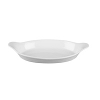 Churchill Cookware Oval Gratin White 232x125mm / 380ml - Box of 6 - 9961006