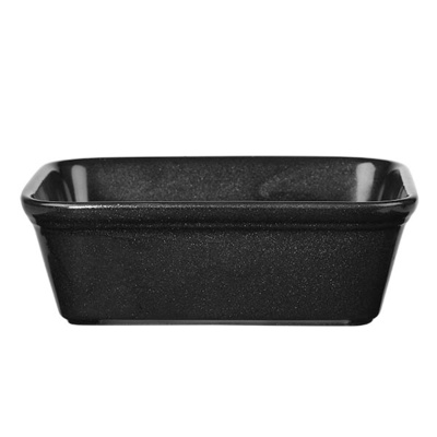 Churchill Cookware Rectangular Dish Black 160x120mm / 600ml - Box of 12 - 9961501