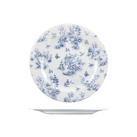 Churchill Vintage Prints Round Plate - Wide Rim Toile Prague 276mm - Box of 6 - 9971127