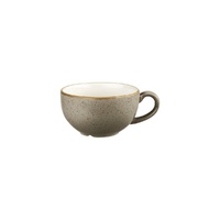 Stonecast Trace Peppercorn Grey Cappuccino Cup 227ml - Box of 12 - 9975008-P