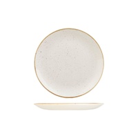 Stonecast Trace Barley White Round Coupe Plate 217mm (Box of 12) - 9975122-W