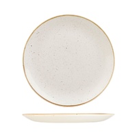 Stonecast Trace Barley White Round Coupe Plate 288mm - Box of 12 - 9975129-W