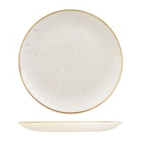 Stonecast Trace Barley White Round Coupe Plate 324mm - Box of 6 - 9975131-W