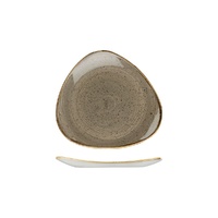 Stonecast Trace Peppercorn Grey Triangular Plate 192x192mm - Box of 12 - 9975319-P