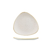 Stonecast Trace Barley White Triangular Plate 192x192mm - Box of 12 - 9975319-W