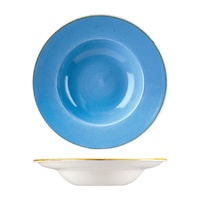 Stonecast Cornflower Blue Soup Pasta Bowl Wide Rim 280mm / 468ml - Box of 12 - 9975428-B