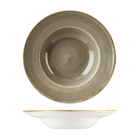 Stonecast Trace Peppercorn Grey Pasta Bowl 280mm / 468ml - Box of 12 - 9975428-P