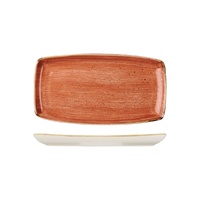 Stonecast Spiced Orange Oblong Plate 295x150mm - Box of 12 - 9975529-O