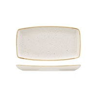 Stonecast Barley White Trace Oblong Plate 295x150mm (Box of 12) - 9975529-W