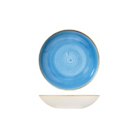 Stonecast Cornflower Blue Round Coupe Bowl 182mm / 426ml - Box of 12 - 9975618-B