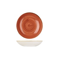 Stonecast Spiced Orange Round Coupe Bowl 182mm / 426ml - Box of 12 - 9975618-O