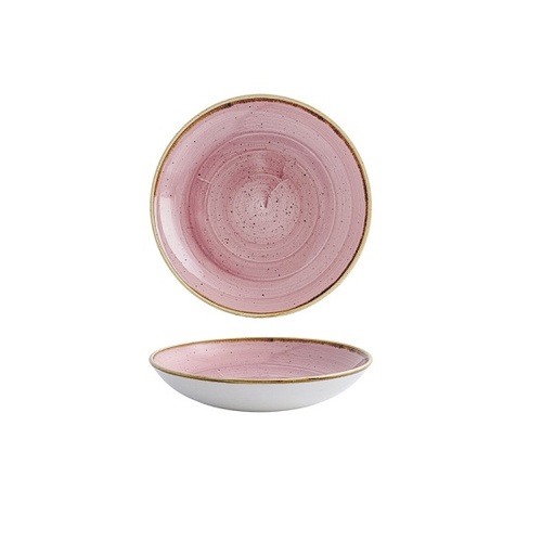 Stonecast Petal Pink Round Coupe Bowl 248mm / 1136ml (Box of 12) - 9975625-PK