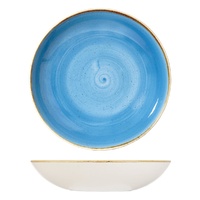 Stonecast Cornflower Blue Round Coupe Bowl 310mm / 2400ml - Box of 6 - 9975631-B