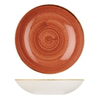 Stonecast Spiced Orange Round Coupe Bowl 310mm / 2400ml (Box of 6) - 9975631-O