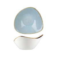 Stonecast Duck Egg Triangular Bowl 153x153mm / 260ml - Box of 12 - 9975715-D