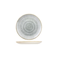 Studio Prints Homespun Round Coupe Plate Stone Grey 165mm - Box of 12 - 9976116-G
