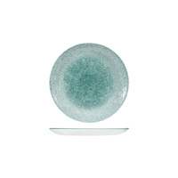 Studio Print Raku Jade Green Round Coupe Plate 165mm - Box of 12 - 9976116-J