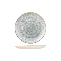 Studio Prints Homespun Round Coupe Plate Stone Grey 217mm - Box of 12 - 9976122-G