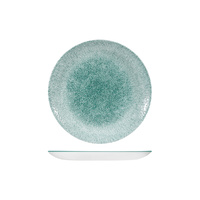 Studio Print Raku Jade Green Round Coupe Plate 217mm - Box of 12 - 9976122-J
