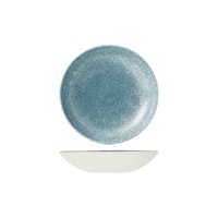 Studio Prints Raku Topaz Blue Round Coupe Bowl 182mm / 426ml - Box of 12 - 9976618-TB
