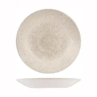 Studio Prints by Churchill Raku Agate Grey Round Deep Plate 281mm-Box of 12 - 9976828-AG