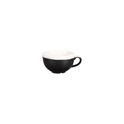 Churchill Monochrome - Onyx Black Cappuccino Cup 227ml - Box of 12 - 9977008-BK