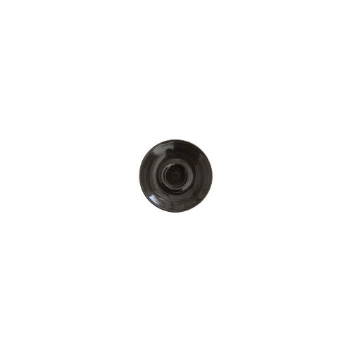 Churchill Monochrome - Onyx Black Espresso Saucer 118mm - Box of 12 - 9977023-BK