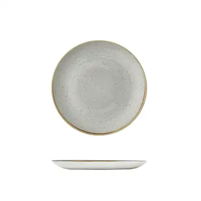 Stonecast Raw Grey Round Coupe Plate 260mm (Box of 12) - 9977126-GY