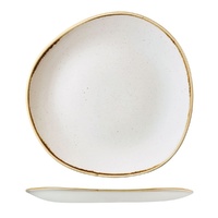 Stonecast Trace Barley White Round Organic Plate - Trace 286mm - Box of 12 - 9979128-W