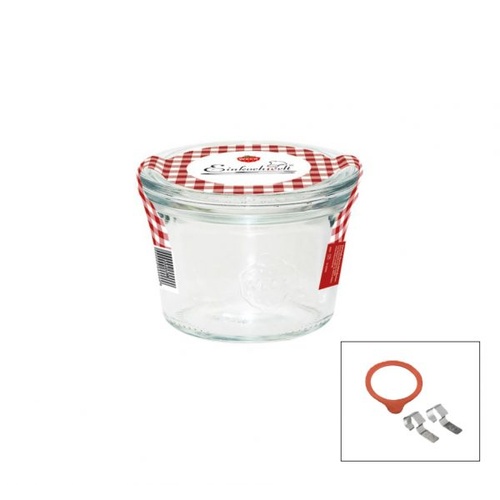 Complete Weck Glass Jars with Lid/Seal 80ml 60x55mm (Box of 24) - 9982310