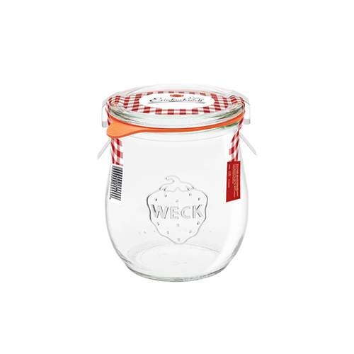 Complete Weck Glass Jars with Lid/Seal 220ml 70x80mm (Box of 12) - 9982316