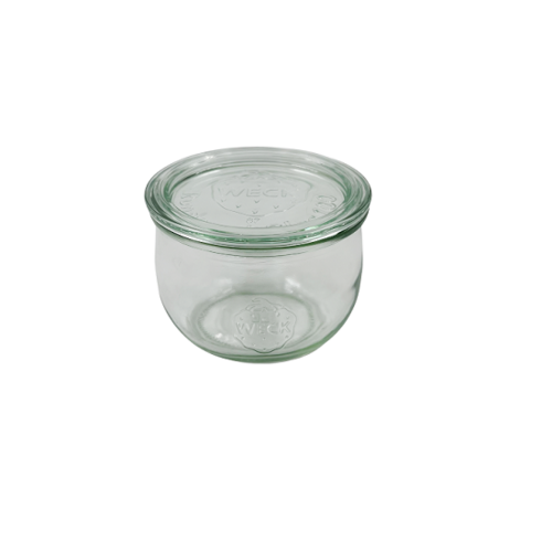 Complete Weck Glass Jar with Lid 580ml 100x107mm (Box of 6) - 9982376