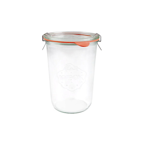 Complete Weck Glass Jar with Lid 850ml 100x147mm (Box of 6) - 9982377
