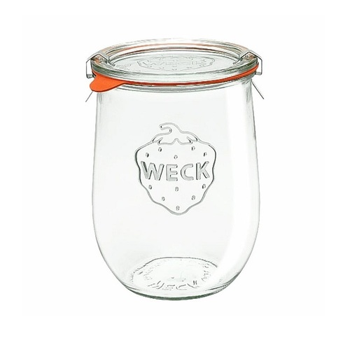 Complete Weck Glass Jar with Lid 1062ml 100x147mm (Box of 6) - 9982379