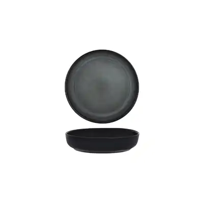 Tablekraft Artistica Round Deep Plate 180mm Pewter (Box of 12) - 99884