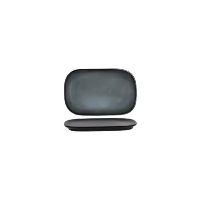 Tablekraft Artistica Rectangular Coupe Plate 170x110mm Pewter (Box of 12) - 99887