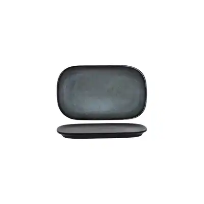 Tablekraft Artistica Rectangular Coupe Plate 250x140mm Pewter (Box of 12) - 99888