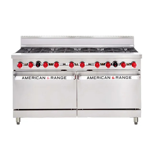 American Range AAR.10B - 10 Burner Gas Cooktop with Double Oven - AAR.10B