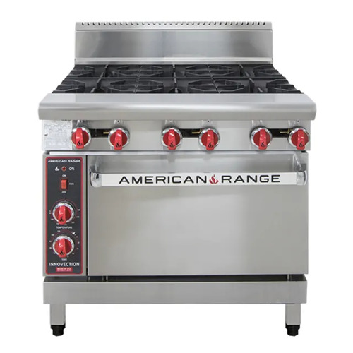 American Range AAR.6B.NV - 6 Burner Gas Cooktop with Innovection Oven - AAR.6B.NV