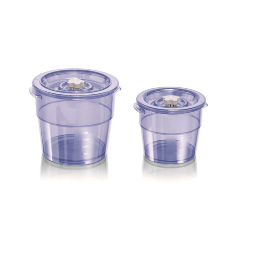 Magic Vac Set of 2 Executive Round Canisters (2L & 4L) - ACO1005