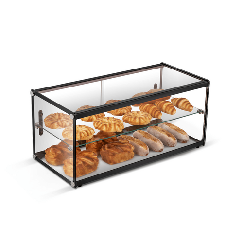 Bonvue AD2-830 - Pre-assembled Two Layer Ambient Showcase - 90L - AD2-830