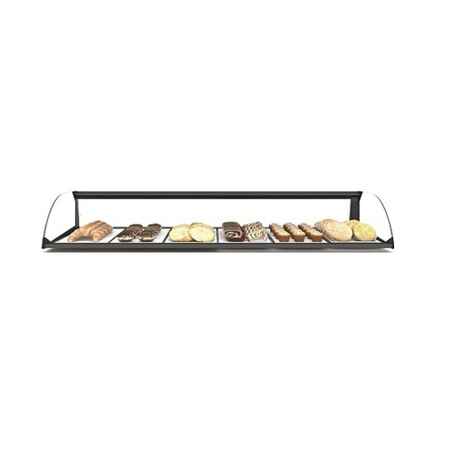 Sayl ADSC1190 Single Tier Curved Ambient Display - 1190w x 380d x 170h - ADSC1190