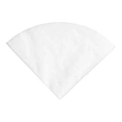 10" Fry Oil Filter Paper Cones - 50 Pack - AF-10MC50W