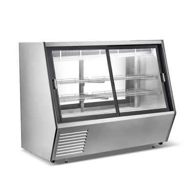 Bonvue AMS-18DD - Dual Access Refrigerated Deli, Meat and Seafood Display Case - 1218L - AMS-18DD