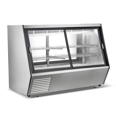 Bonvue AMS-21DD - Dual Access Refrigerated Deli, Meat and Seafood Display Case - 1433L - AMS-21DD